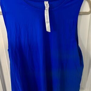 Blue Sleeveless Top